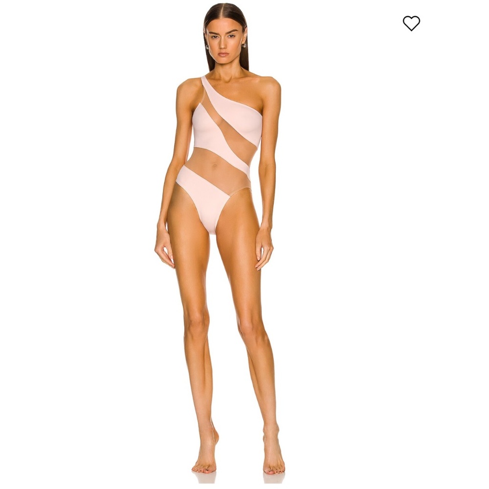 Norma Kamali Snake Mesh Mio One Piece Swimsuit